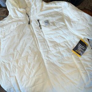 NWT Eddie Bauer Jacket, cream size XXL